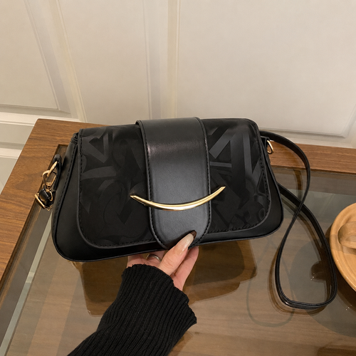Elegant Blush Black Hand Bag