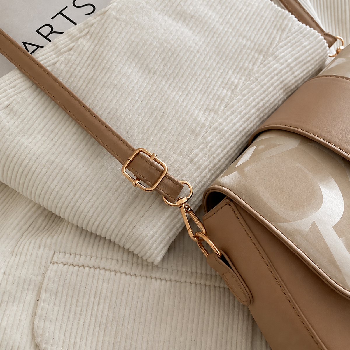 Elegant Blush Off White Hand Bag